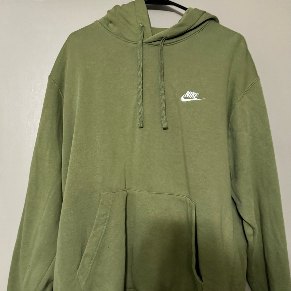 Green nike hoodie